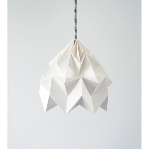 Petite suspension Origami Moth Blanche